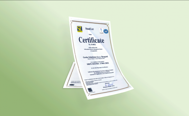 Certificates